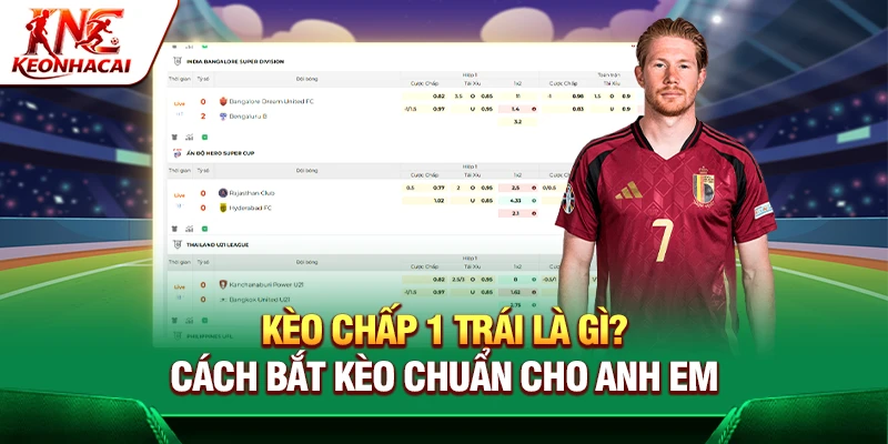 Kèo Chấp 1 Trái Là Gì? Cách Bắt Kèo Chuẩn Cho Anh Em